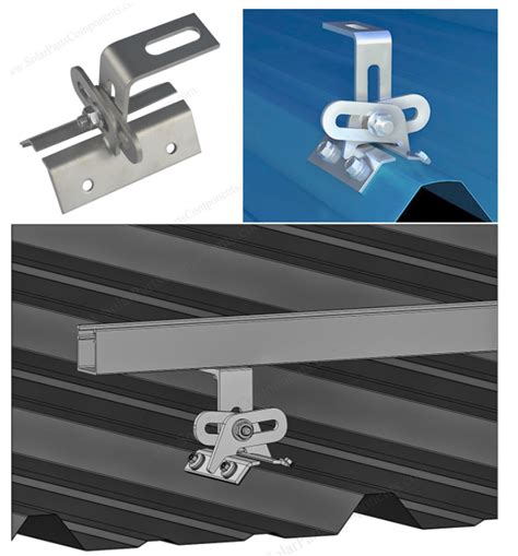 installing s-5 metal roof brackets|trapezoidal metal roof brackets.